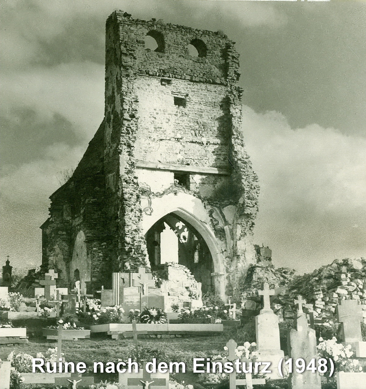 Ruine Alte Kirche 1948
