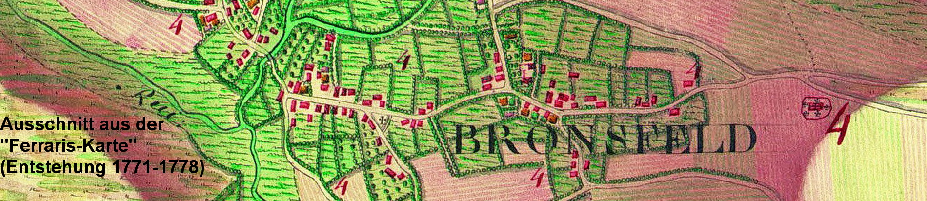 Historische Karte Pronsfeld